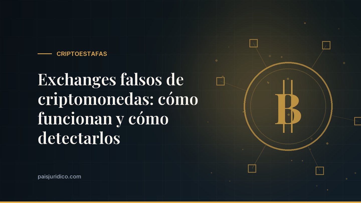 Exchanges falsos de criptomonedas: cómo funcionan y cómo detectarlos