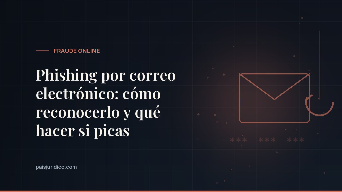 Phishing por correo electrónico: cómo reconocerlo y qué hacer si picas