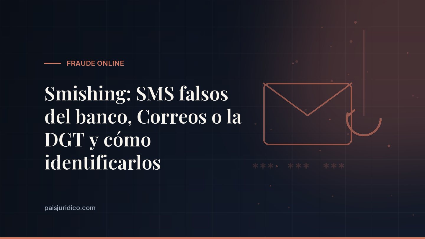 Smishing: SMS falsos del banco, Correos o la DGT y cómo identificarlos