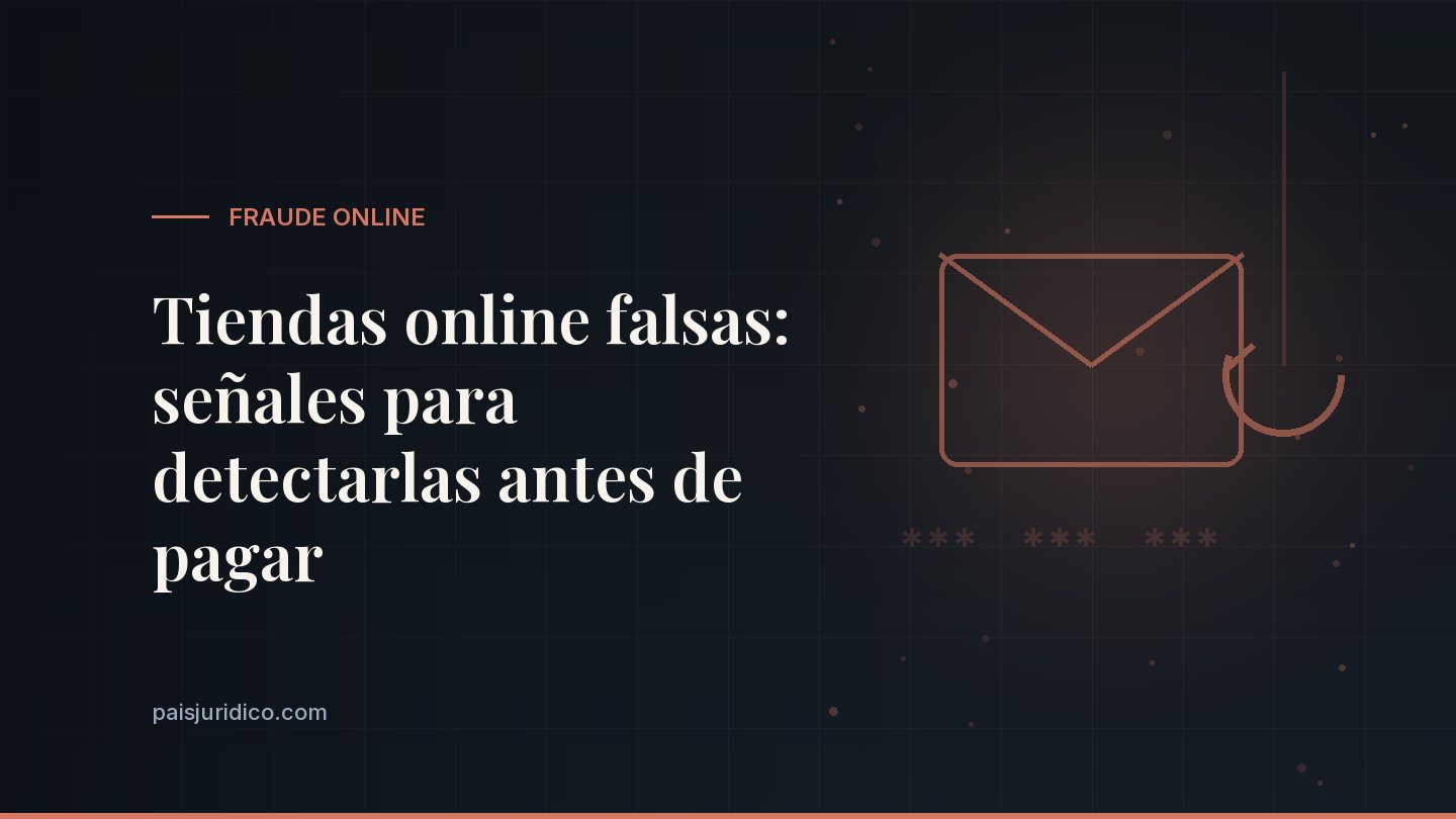 Tiendas online falsas: señales para detectarlas antes de pagar