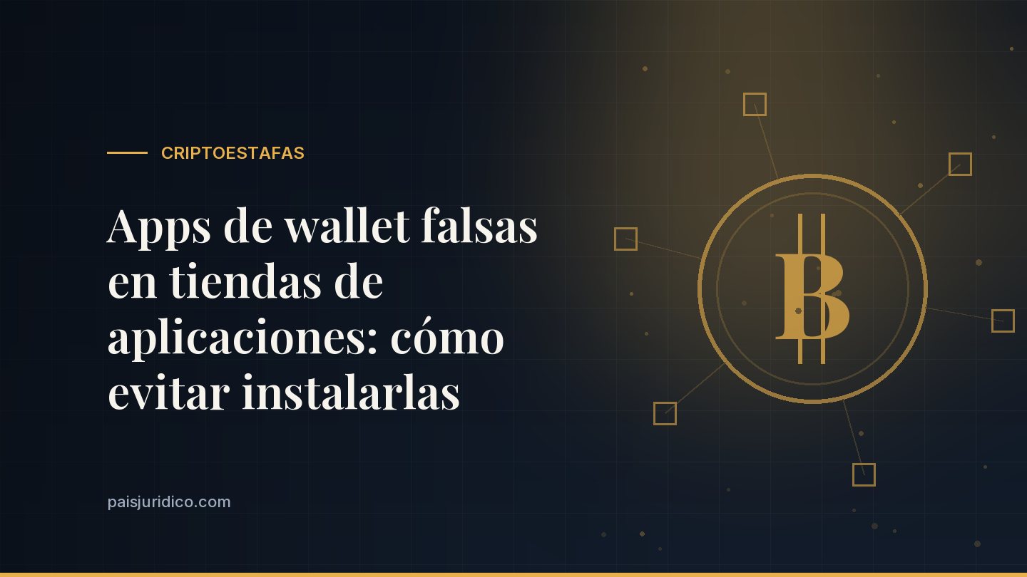 Apps de wallet falsas en tiendas de aplicaciones: cómo evitar instalarlas