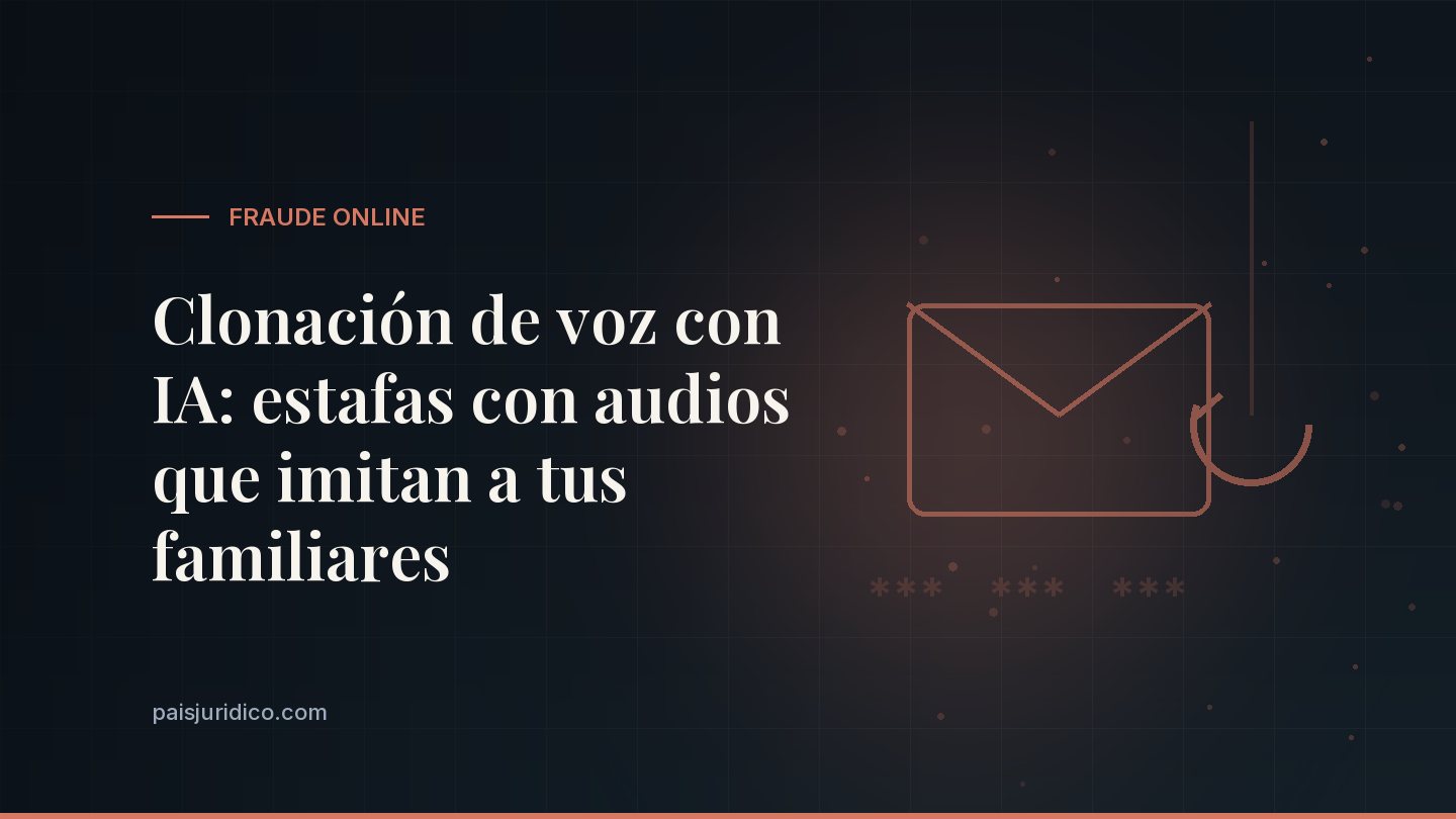 Clonación de voz con IA: estafas con audios que imitan a tus familiares
