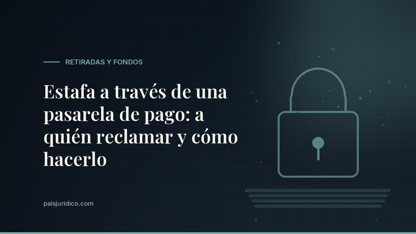 Estafa a través de una pasarela de pago: a quién reclamar y cómo hacerlo