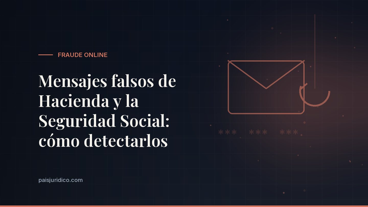 Mensajes falsos de Hacienda y la Seguridad Social: cómo detectarlos